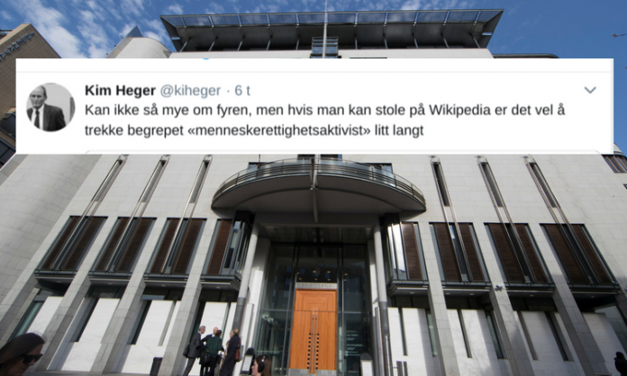 kim eger angriper resett tommy robinson