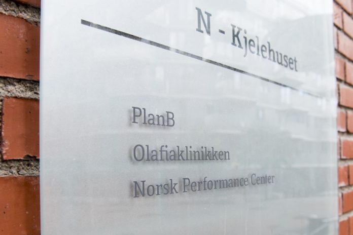 Eksteriørbilde av Olafiaklinikken i Oslo.