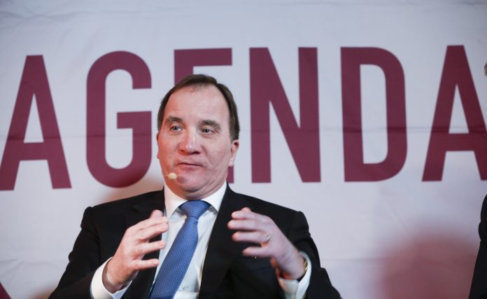 De tre lederne i de sosialdemokratiske paritiene i Norden møtestil frokostmøte i forbindelse med Samak møte i Oslo.