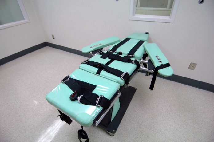 Handout of revamped lethal injection room at San Quentin State Prison