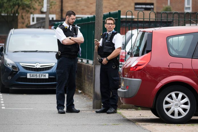 Double stabbing in Greenwich, London, UK - 18 Sep 2018
