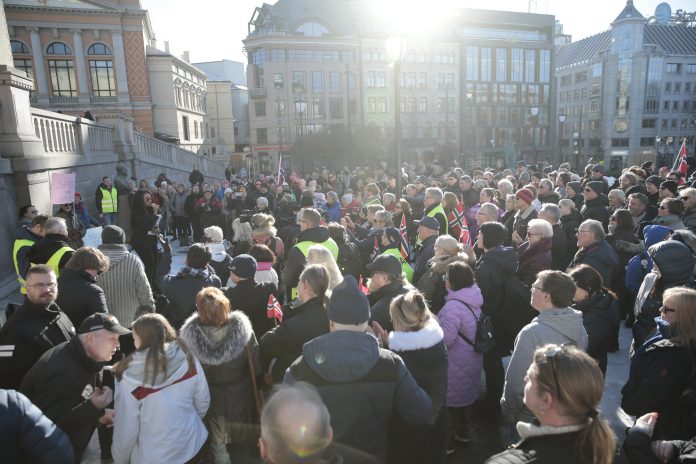 Demonstrasjon for Listhaug