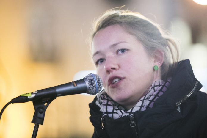 Markering mot retur av flyktninger til Afghanistan.