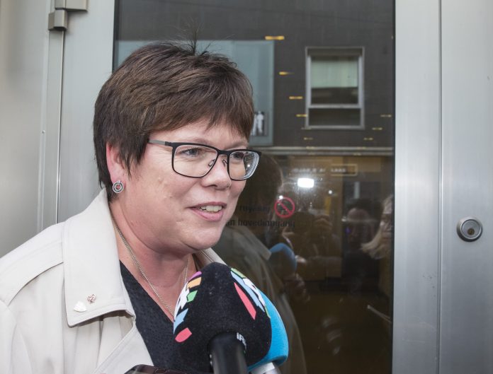 KrF holder sentralstyremøte på partikontoret.