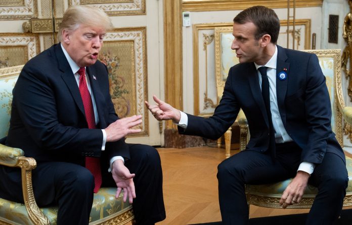 FILES-US-DIPLOMACY-FRANCE-MACRON-TRUMP