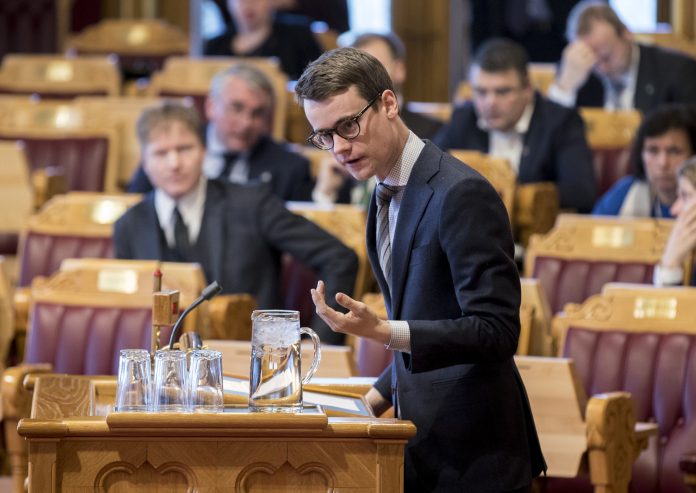 Statsminister Erna Solberg i Stortingets spørretime.