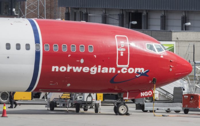 Norwegian flyselskap.