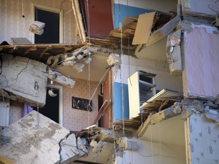 APTOPIX Russia Building Collapse