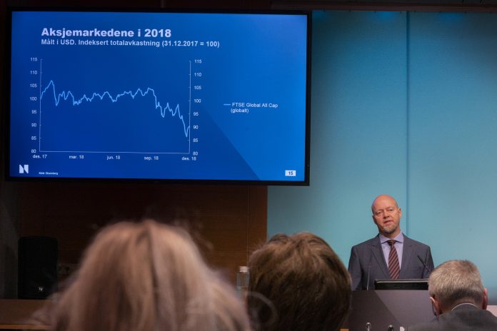 Oljefondet tapte 485 milliarder kroner i 2018
