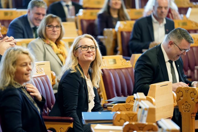 Muntlig spørretime i Stortinget.