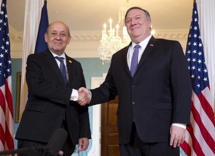 Mike Pompeo, Jean-Yves Le Drain