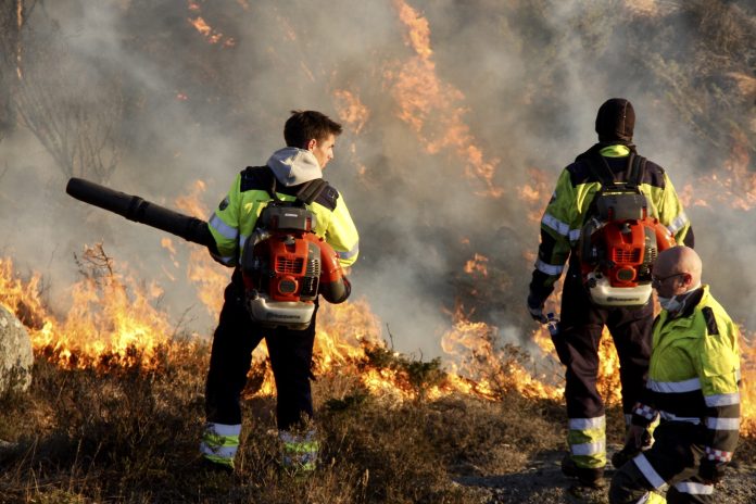 Gressbrann i Tysvær