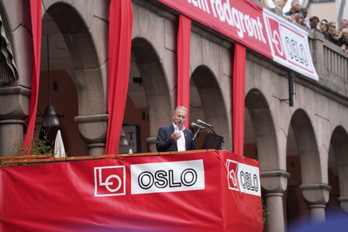 1. Mai på Youngstorget i Oslo