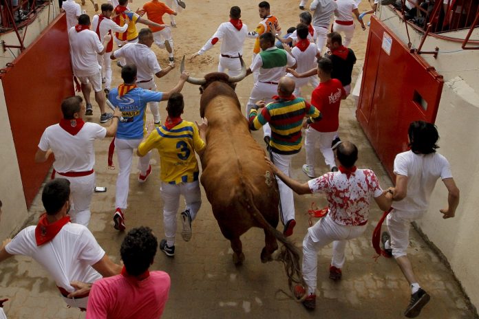Spain Running of the Bulls