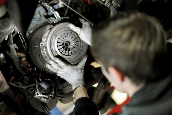 At the Car Repair Shop